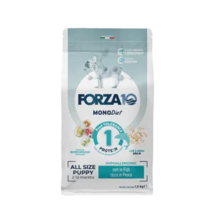FORZA10 Monodiet All Breed Puppy šuniukams su žuvimi