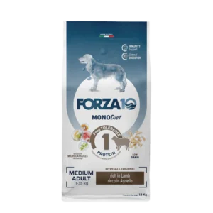 FORZA10 Monodiet Medium Adult šunims su ėriena
