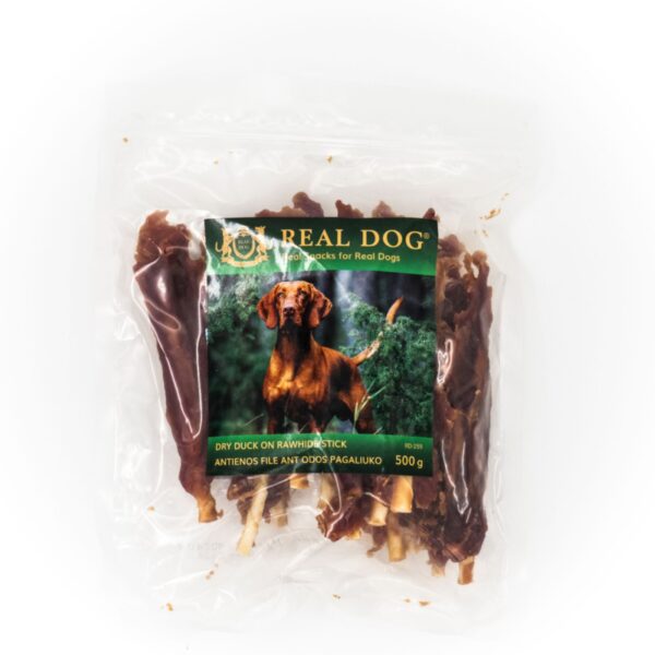 REAL DOG SNACKS Minkšta antienos file ant odos pagaliuko 500 g