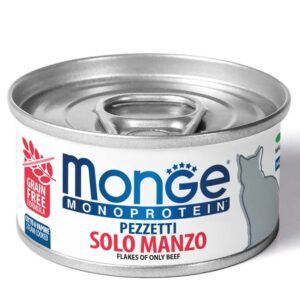 Monge MONOPROTEIN Cat Flakes Only BEEF 80 g