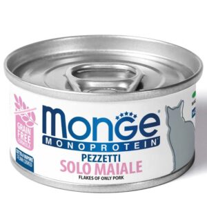 Monge MONOPROTEIN Cat Flakes Only PORK 80 g