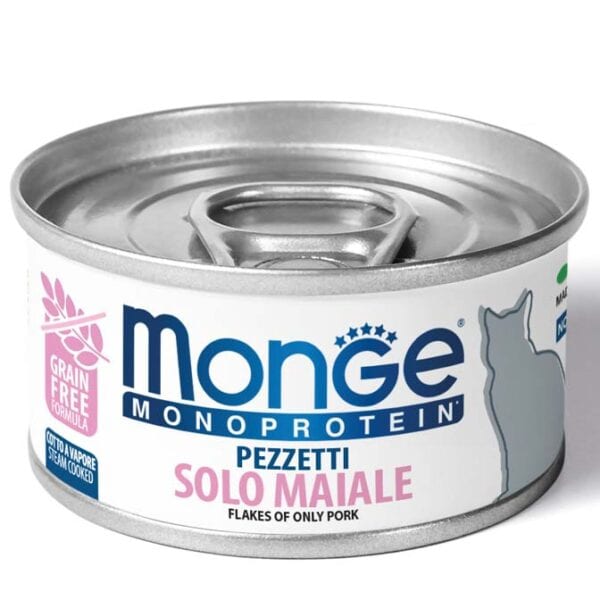 Monge MONOPROTEIN Cat Flakes Only PORK 80 g