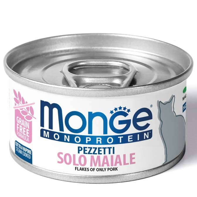 Monge MONOPROTEIN Cat Flakes Only PORK 80 g Monge MONOPROTEIN Cat Flakes Only PORK 80 g