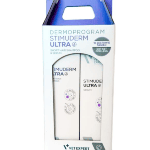 VetExpert STIMUDERM ULTRA šampūnas+serumas trumpaplaukiams