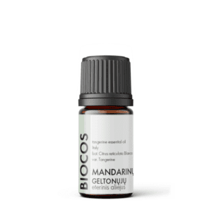 Biocos Mandarinų (geltonųjų) eterinis aliejus 5 ml