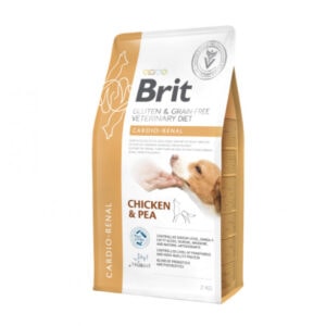 Brit GF Veterinary Diets Dog Cardio-Renal sausas pašaras šunims 2 kg