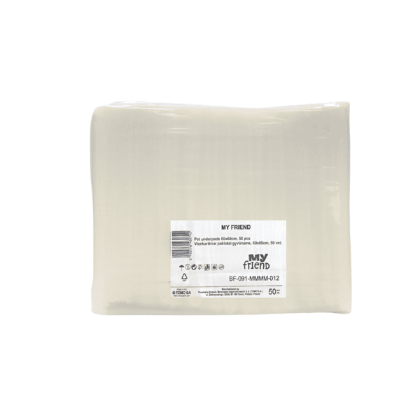 MY FRIEND vienkartiniai paklotai gyvūnams, 60x60 cm, 50 vnt. MY FRIEND vienkartiniai paklotai gyvūnams, 60x60 cm, 50 vnt.