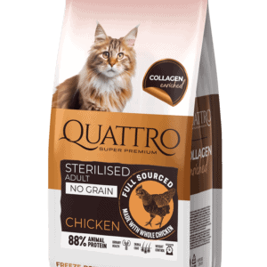 Quattro collagen sterilised chicken sausas maistas katėms su vištiena 1,5kg