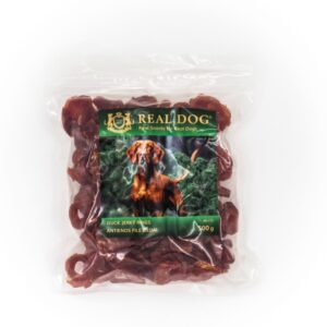 REAL DOG SNACKS Minkšti antienos file žiedai 500g