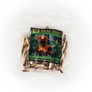 REAL DOG SNACKS Sukti antienos ir menkės sumuštiniai 500g