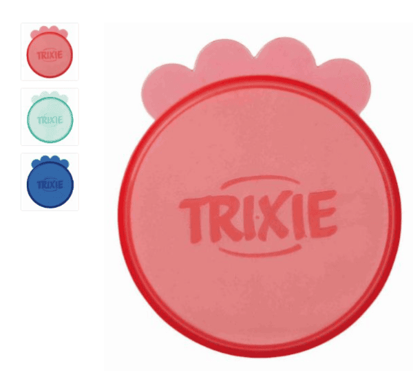 TRIXIE Dangteliai skardinėms 7.6 cm, 3 vnt įvairių spalvų