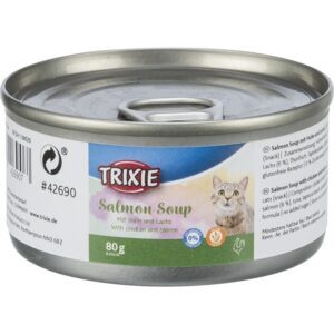TRIXIE Sriuba katėms su vištiena ir lašiša, 80 g