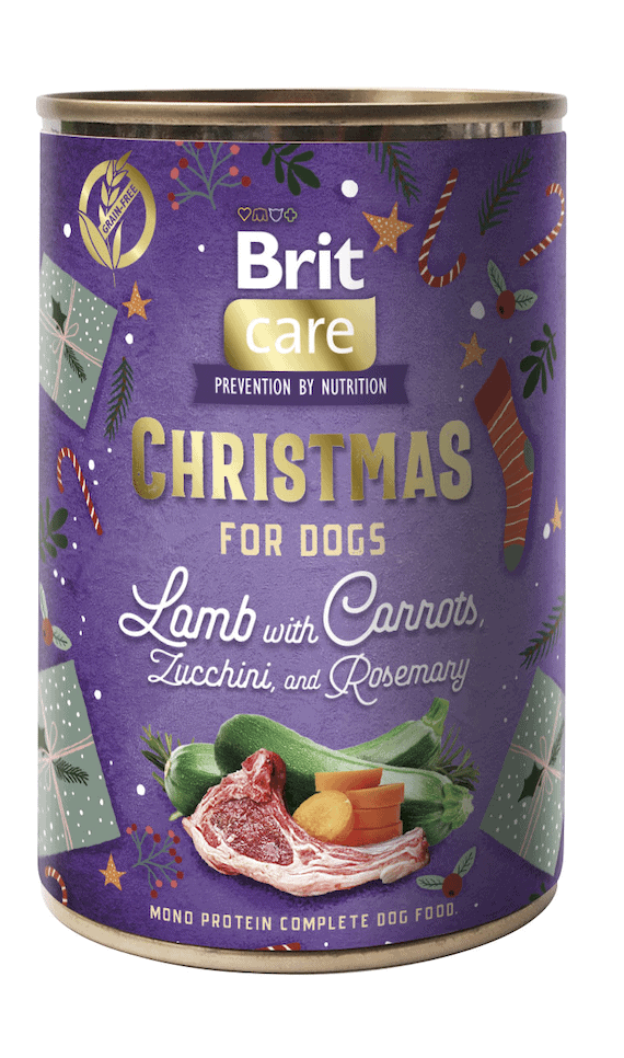 Brit Care konservuotas pašaras šunims Christmas Lamb 400 g Brit Care konservuotas pašaras šunims Christmas Lamb 400 g