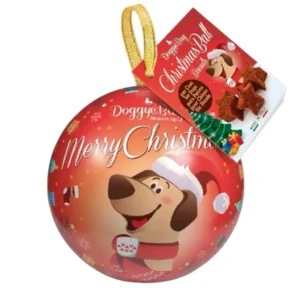 DoggyeBag Christmas Ball skanėstai Kalėdiniame kamuolyje 90 g