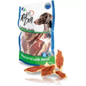 KIDDOG Meat triušių ausys su ėriena 250g
