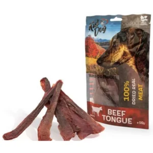 KIDDOG jautienos liežuvis plonom juostelėm 50g