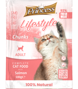 PRINCESS Lifestyle konservai katėms su lašiša 100 g
