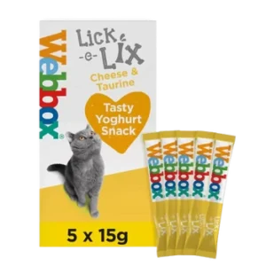 WBX Lick-E-Lix cheese/taurine skanėstai katėms N5 x 15 g