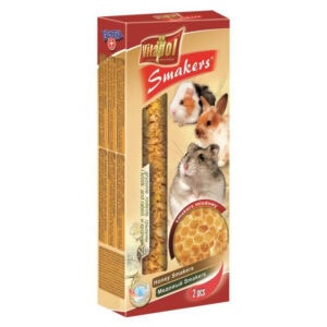 skanėstas triušiams ir graužikams su medumi