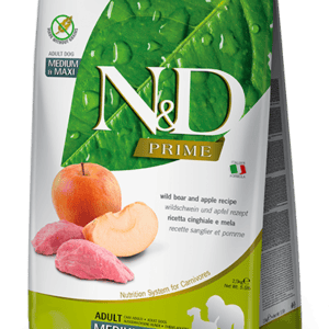 ARMINA N&D PRIME DOG Dry Wild Boar&Apple ADULT MED&MAX