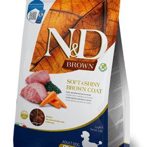 FARMINA N&D BROWN DOG Dry Lamb Spirulina&Carrot ADULT MINI 2 kg
