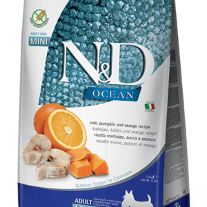 FARMINA N&D OCEAN DOG Dry Cod Pumpkin&Orange
