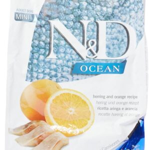 FARMINA N&D OCEAN DOG Dry Herring&Orange ADULT MINI 7 kg