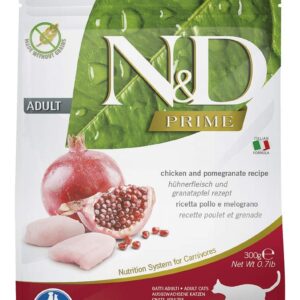 FARMINA N&D PRIME CAT Dry Chicken&Pomegr NEUTERED ADULT 300 gr