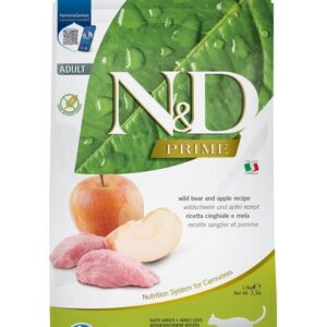 FARMINA N&D PRIME CAT Dry Wild Boar&Apple ADULT 1.5 kg