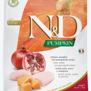 FARMINA N&D PUMPKIN DOG Dry Chicken&Pomegranate PUPPY MINI 800 g