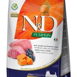FARMINA N&D PUMPKIN DOG Dry Lamb&Blueberry ADULT MINI 2,5 kg