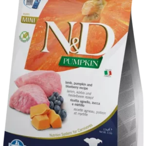 FARMINA N&D PUMPKIN DOG Dry Lamb&Blueberry PUPPY MINI 2,5 kg