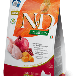 FARMINA N&D PUMPKIN DOG Dry Quail&Pomegr ADULT MINI 2 kg