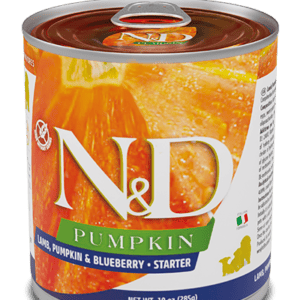 FARMINA N&D PUMPKIN DOG Wet Lamb Pumpkin&Blueberry STARTER 285 g x 6vnt