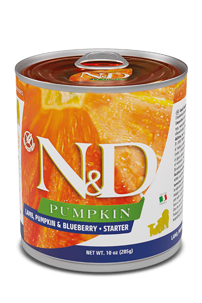 FARMINA N&D PUMPKIN DOG Wet Lamb Pumpkin&Blueberry STARTER 285 g x 6vnt FARMINA N&D PUMPKIN DOG Wet Lamb Pumpkin&Blueberry STARTER 285 g x 6vnt