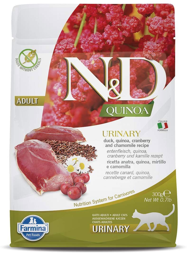 FARMINA N&D QUINOA CAT Dry URINARY Duck&Cranberry ADULT 300 gr FARMINA N&D QUINOA CAT Dry URINARY Duck&Cranberry ADULT 300 gr