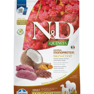 FARMINA N&D QUINOA DOG Dry SKIN&COAT Venison&Coconut ADULT MED&MAX 2,5 kg