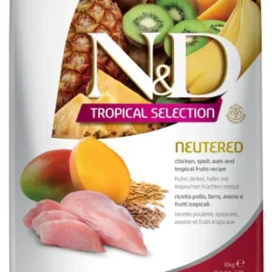 FARMINA N&D TROPICAL SELECTION CAT Dry Chicken Spelt Oats NEUTERED 10 kg