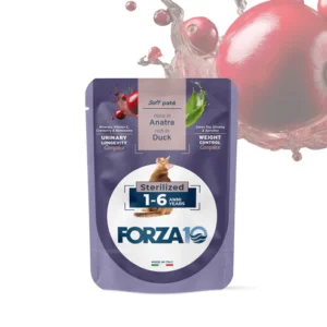 FORZA10 Maintenance Adult konservai sterilizuotoms katėms 1-6 metų su antiena