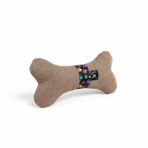 Žaisliukas kauliukas rudos spalvos