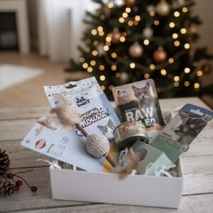 Šventinis dovanų rinkinys katėms