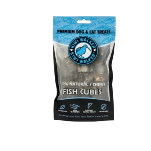 KIWI Walker Air-dried skanėstai 100% žuvies kubeliai 100 g