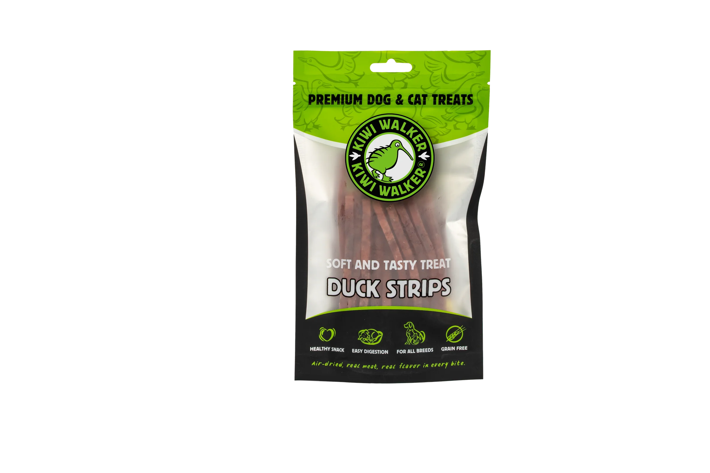 KIWI Walker Air-dried soft skanėstai antienos juostelės 100 g KIWI Walker Air-dried soft skanėstai antienos juostelės 100 g