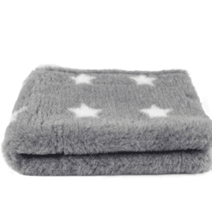 VetBed šunims 100x75cm pilkas su baltomis žvaigždutėmis