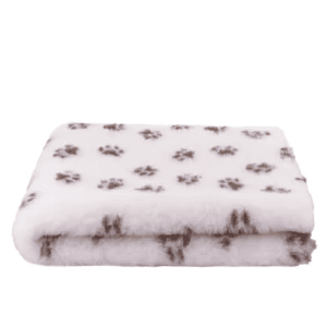 VetBed šunims 100x75cm šviesus su rudom pėdutėm