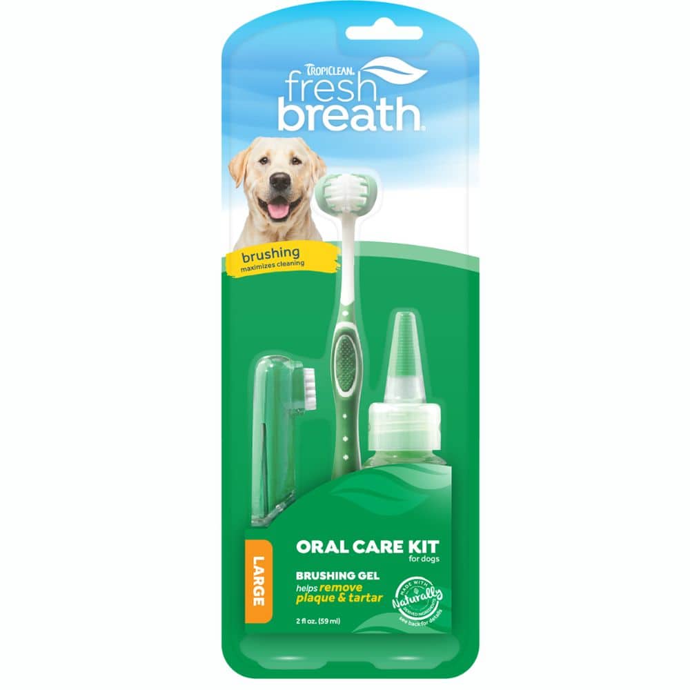 TropiClean Fresh Breath Oral Care rinkinys šunims TropiClean Fresh Breath Oral Care rinkinys šunims