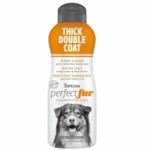 TropiClean PerfectFur Thick Double Coat šampūnas tankiam dvigubam kailiui 473 ml