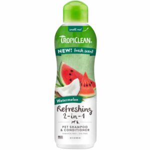 TropiClean Watermelon Refreshing 2-in-1 Šampūnas ir Kondicionierius šunims ir katėms 355ml