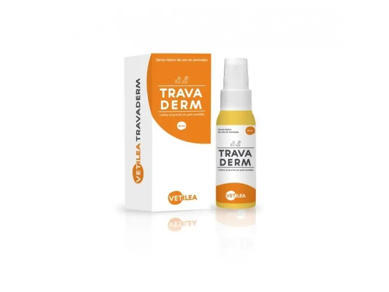 Vetilea Travaderm odos purškalas stabdantis niežėjimą 60 ml Vetilea Travaderm odos purškalas stabdantis niežėjimą 60 ml