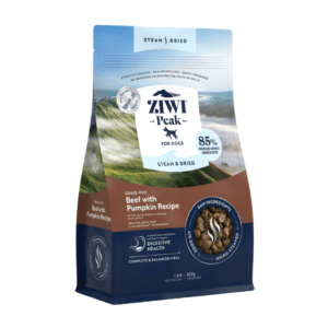 Ziwi Peak Steam&Dried Dog Beef with Pumpkin sausas pašaras šunims 1.5 kg